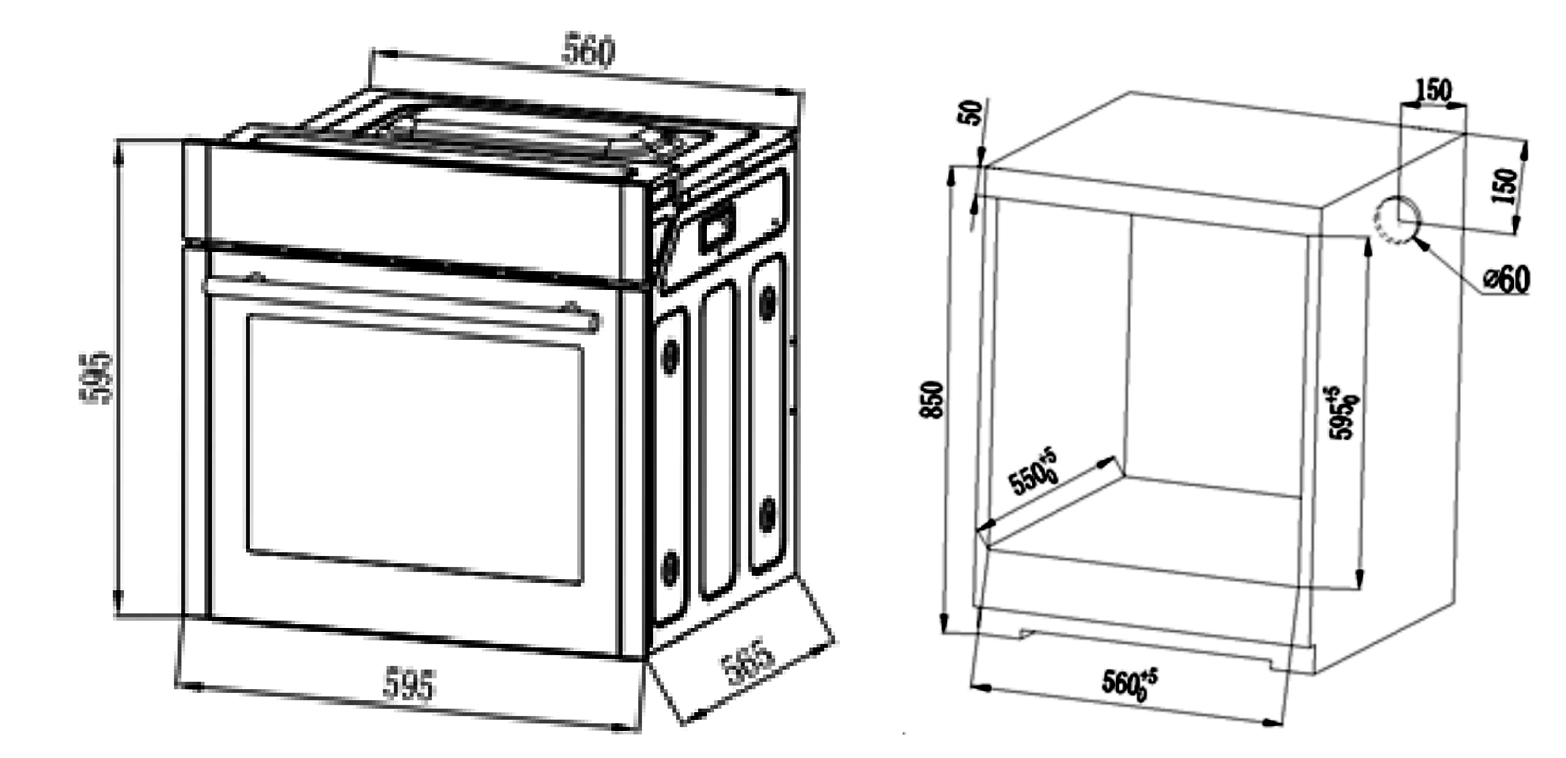 Lò nướng Latino LT-36EG 70 lít 2200W