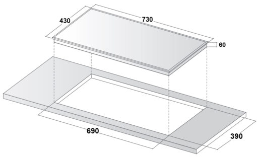 Bếp từ 2 vùng nấu Latino LT - 37I 4000W