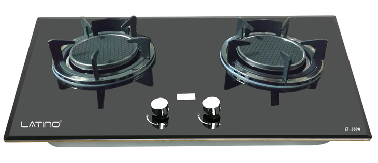Bếp gas âm hồng ngoại 2 vùng nấu Latino LT-389A