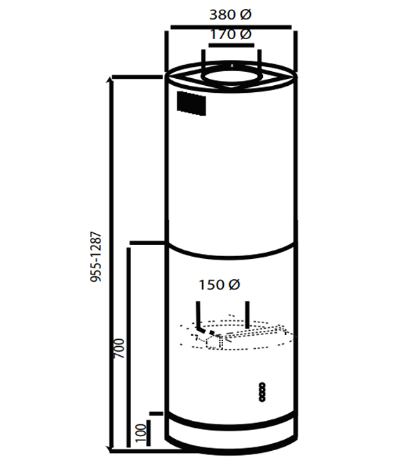 Máy hút mùi Latino LT-7038T