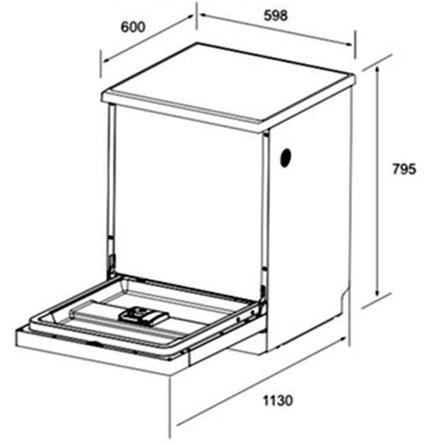 Máy rửa bát 14 bộ Latino SMB14EU