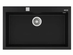 Chậu rửa bát đá nhân tạo 1 hộc Teka forsquare 72.40 TG V.AUTO GRIS PIEDRA