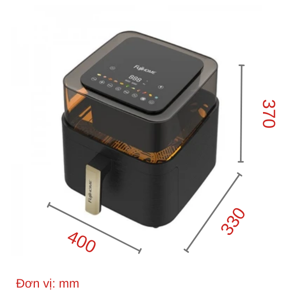 Nồi chiên không dầu 8 Lít Fujihome A8DG2