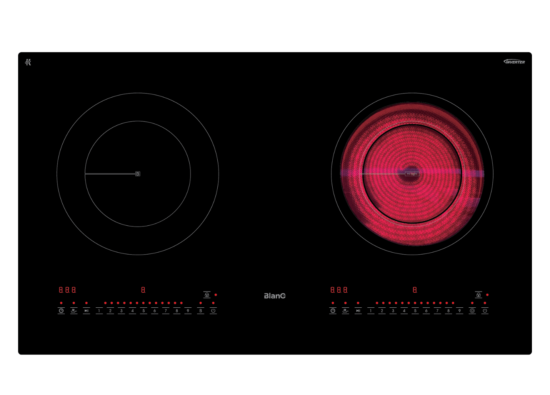 Bếp từ kết hợp hồng ngoại 2 vùng nấu BlanC BA 568MIX 73cm 4800W