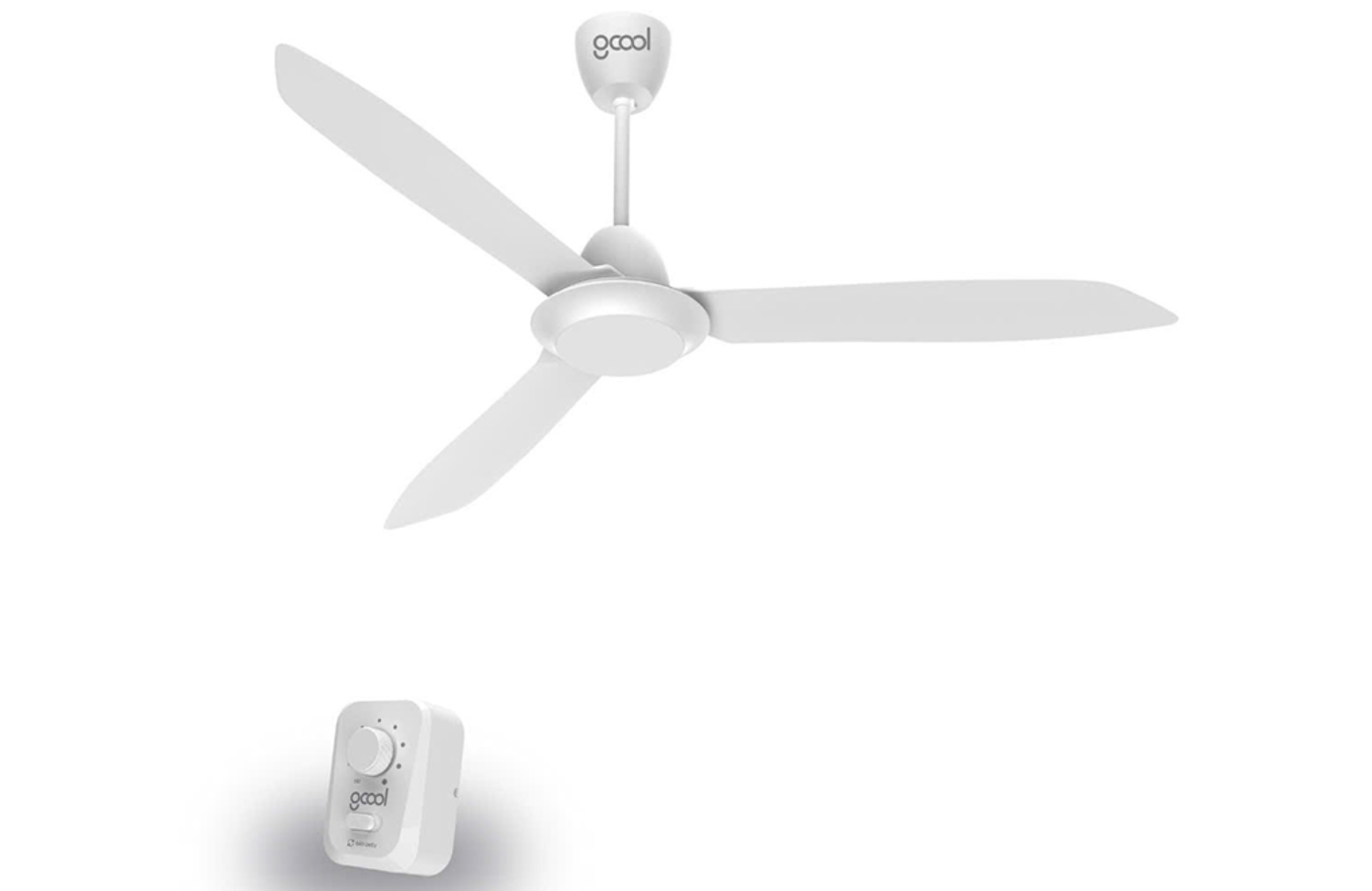Quạt trần Gcool Copter 03i trắng
