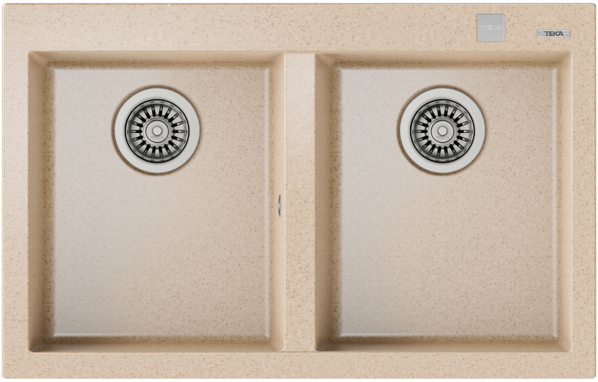 Chậu rửa đá nhân tạo Teka Forsquare 2B 790 Beige