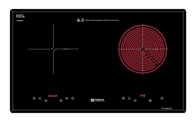 Bếp từ Forza 2 vùng nấu FZ-69 EC