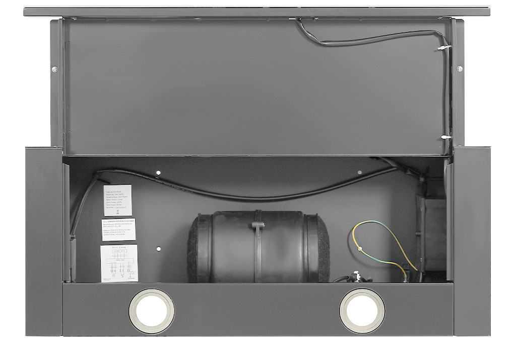 Máy hút mùi âm tủ màu xám 70cm GrandX GX H70F58G