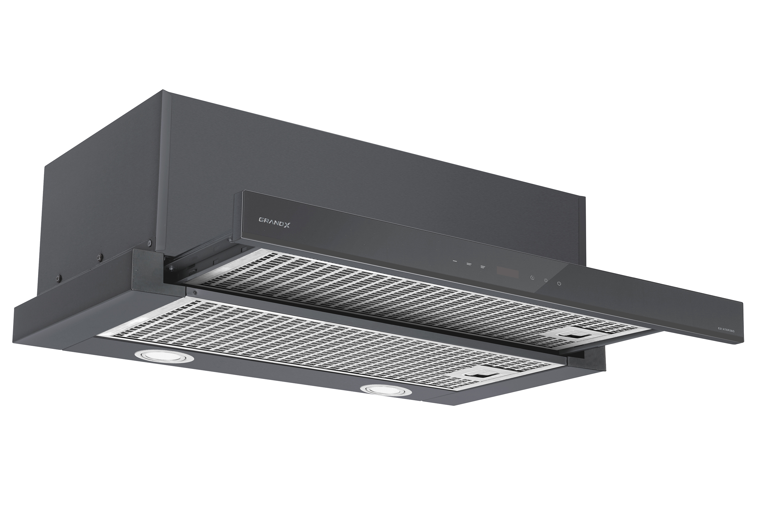 Máy hút mùi âm tủ màu xám 70cm GrandX GX H70F58G