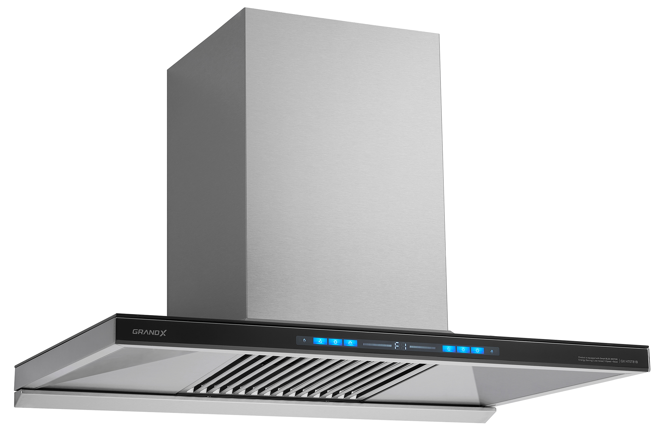 Máy hút mùi áp tường chữ T Inox 70cm GrandX GX H70T81B(GX H70T81SB)