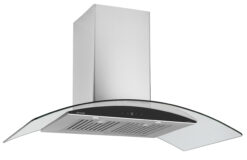 Máy hút mùi áp tường kính cong Inox 90cm GrandX GX H90C55