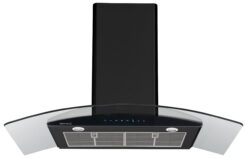 Máy hút mùi áp tường kính cong màu đen 90cm GrandX GX H90C62B(GX H90C62M)