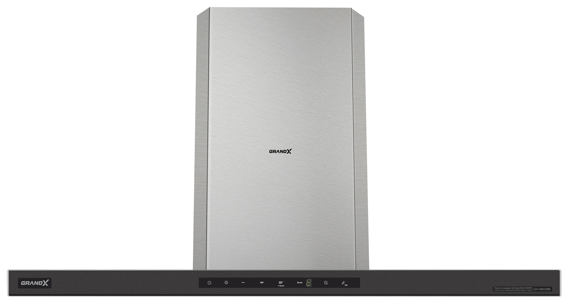 Máy hút mùi áp tường chữ T Inox 90cm GrandX GX H90C68B(GX H90T68B)