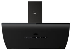 Máy hút mùi áp tường kính vát mở cửa tự động 90cm GrandX GX H90F87B(GX H90S87B)