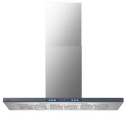 Máy hút mùi áp tường chữ T Inox kính xám 90cm GrandX GX H90T78G(GX H90T78SG)