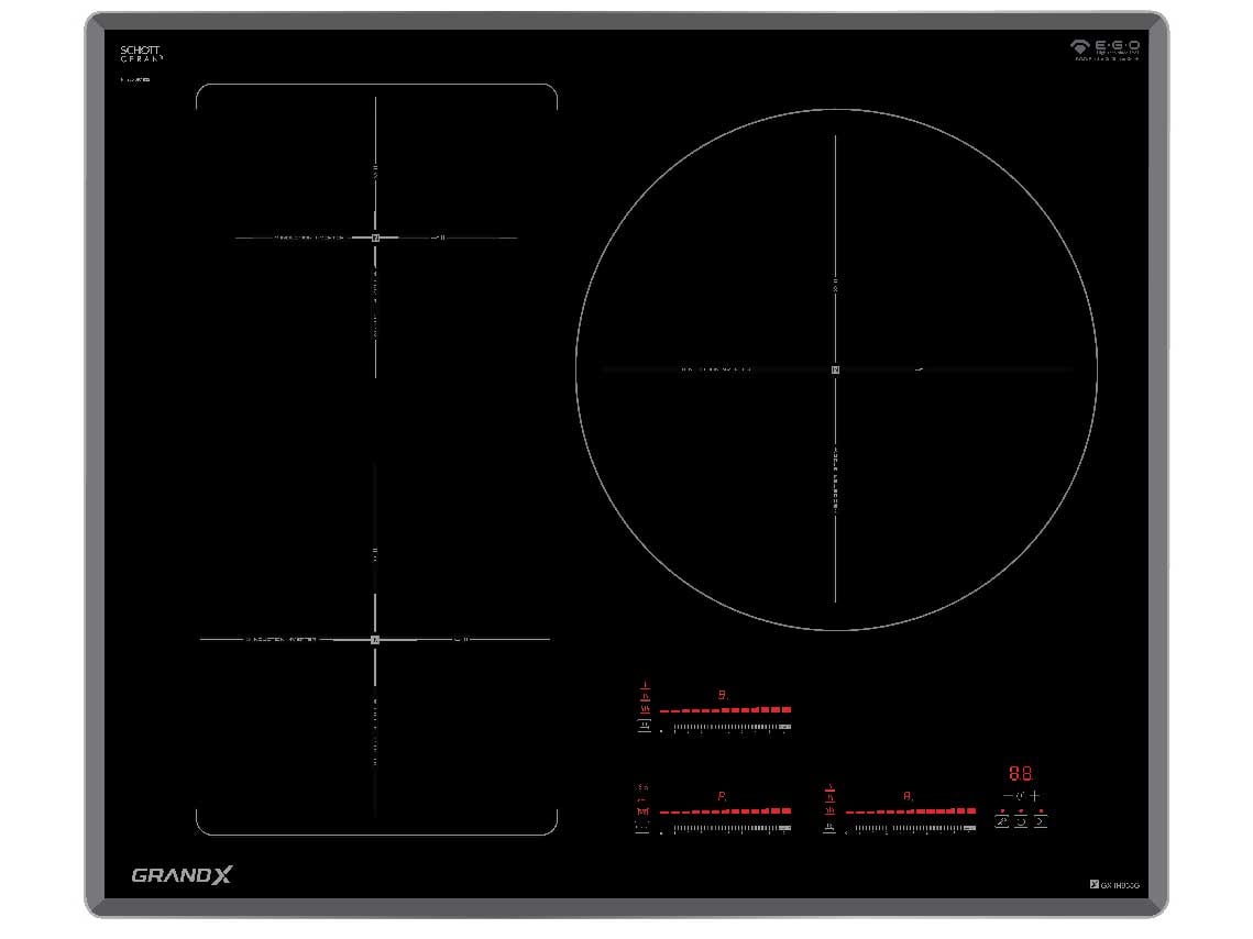 Bếp từ 3 vùng nấu GrandX GX IH933G 6800W