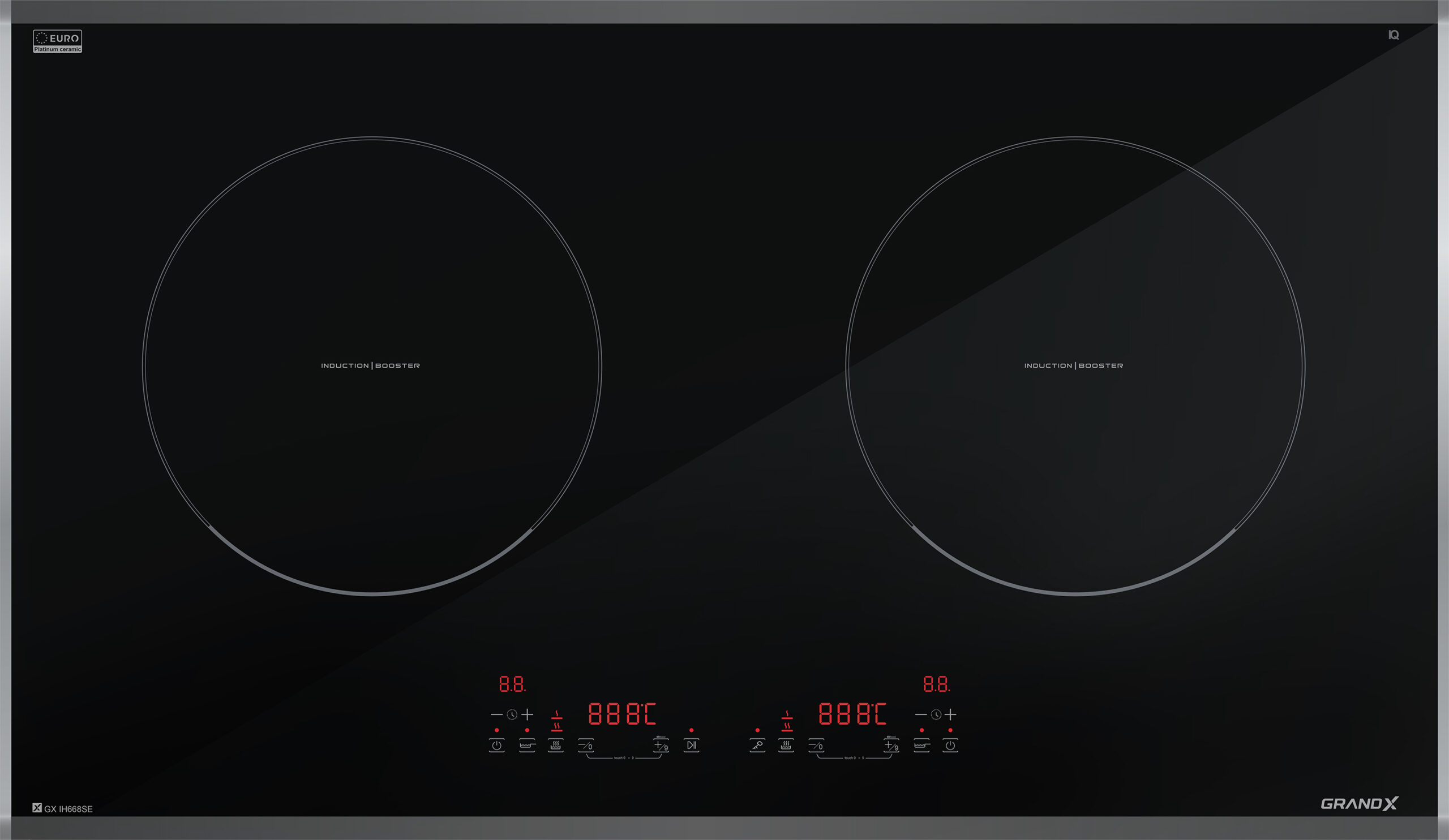 Bếp từ 2 vùng nấu GrandX GX IH668SE 5000W