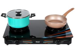 Bếp gas 2 vùng nấu Rinnai RV-715Slim(GL-SC)