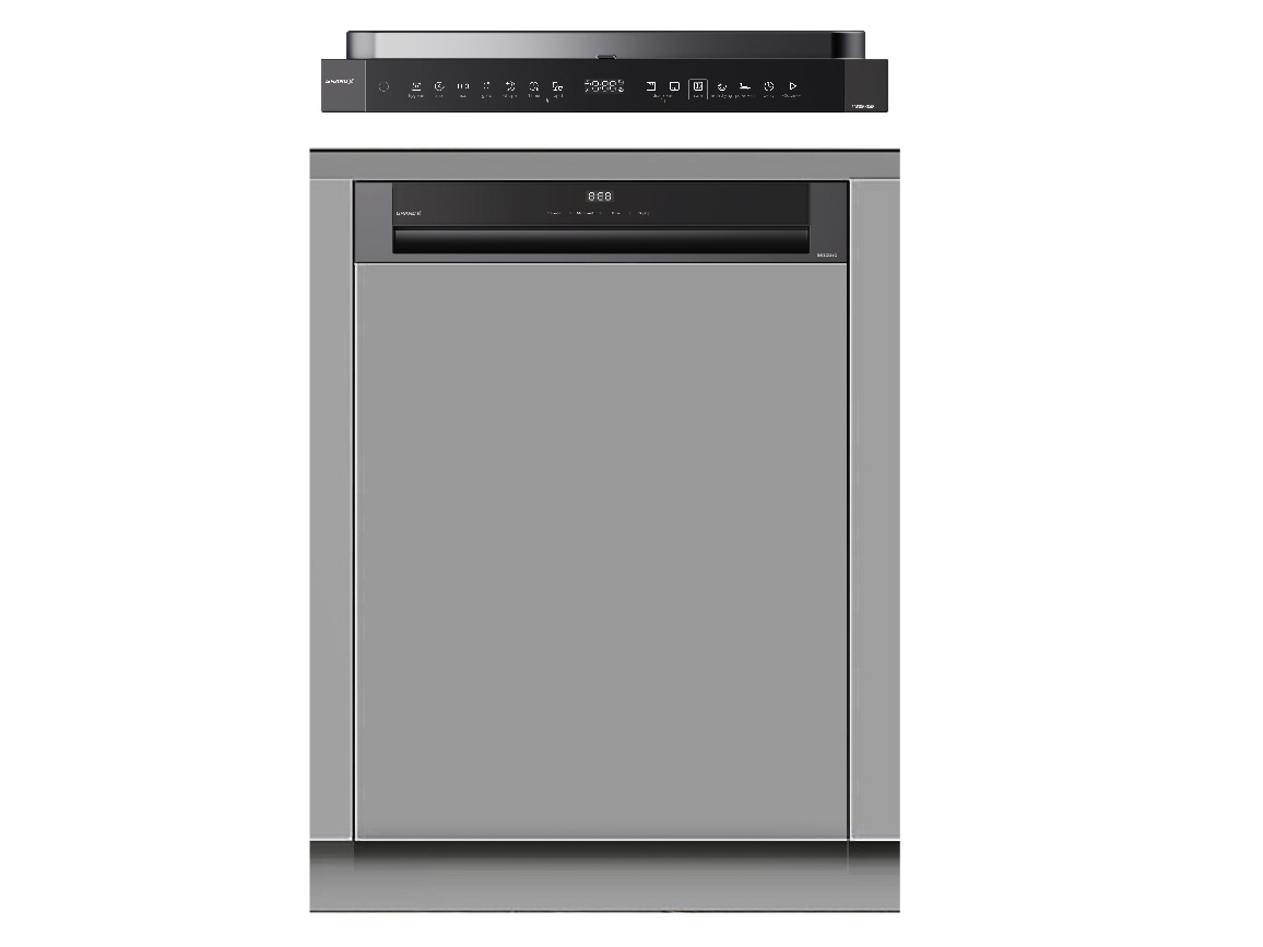 Máy rửa bát bán âm tủ 16 bộ GrandX SMI8GX68