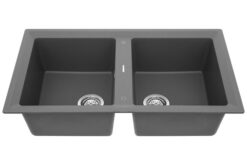 Chậu rửa chén 2 ngăn đá Teka STONE 90 B-TG 2B BK