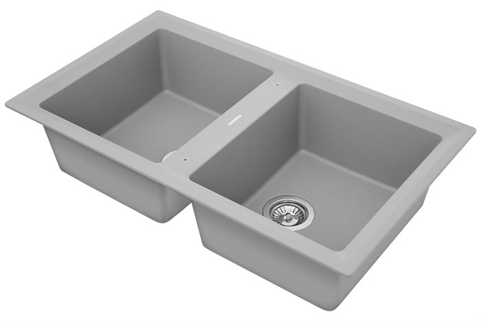 Chậu rửa chén 2 ngăn đá Teka STONE 90 B-TG 2B SS