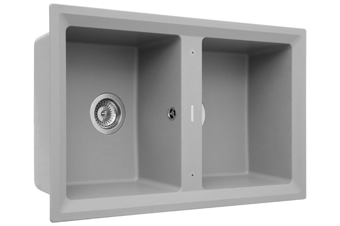 Chậu rửa chén 2 ngăn đá Teka STONE 90 B-TG 2B SS