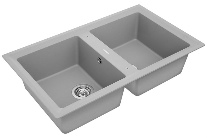 Chậu rửa chén 2 ngăn đá Teka STONE 90 B-TG 2B SS