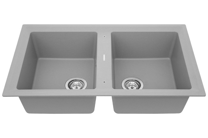 Chậu rửa chén 2 ngăn đá Teka STONE 90 B-TG 2B SS