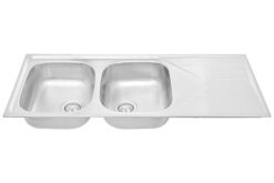 Chậu rửa chén 2 ngăn 1 cánh inox Teka Universe 80 T-XP 2B 1D REV 3½