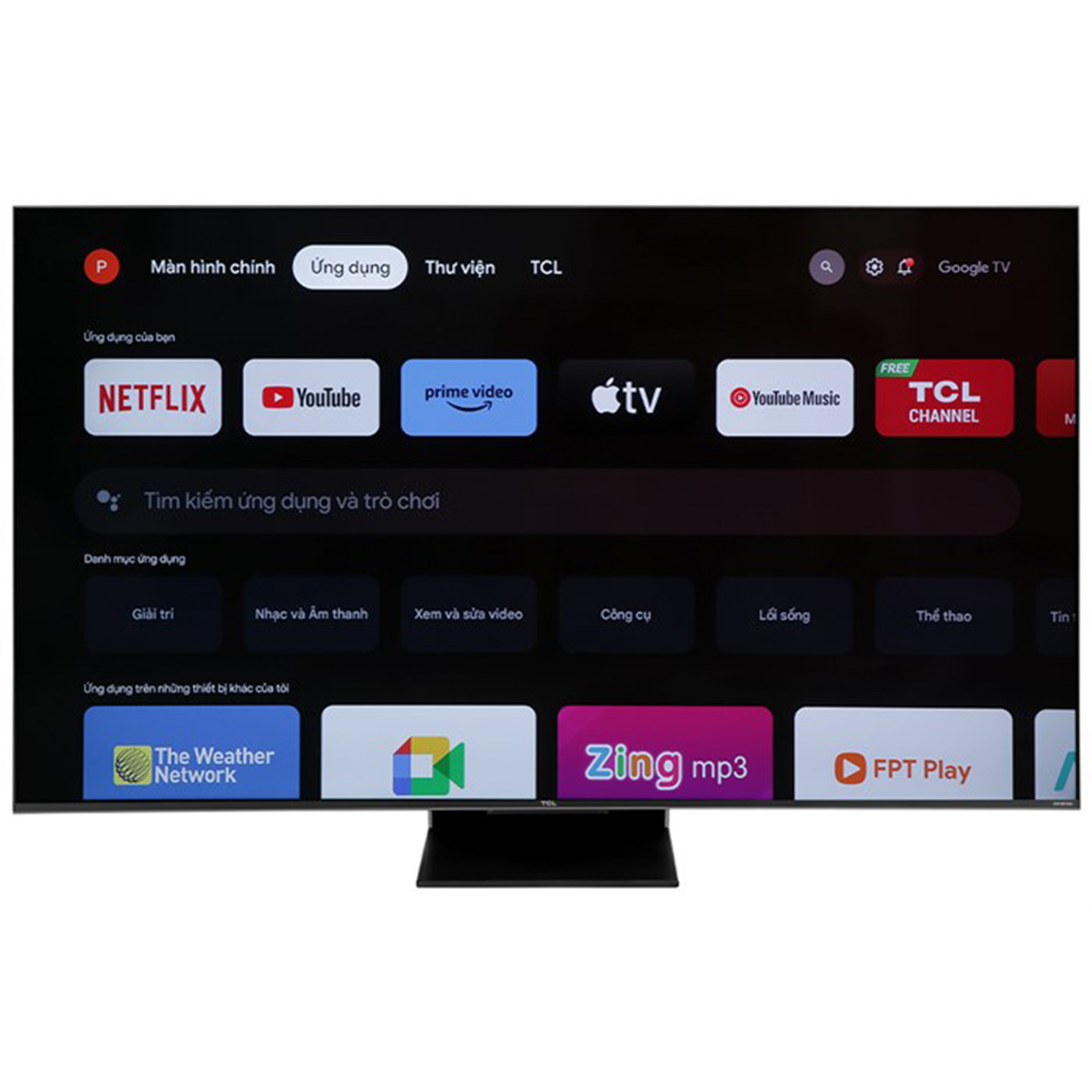 Google Tivi QD-Mini LED TCL AI 4K 55 inch 55C755