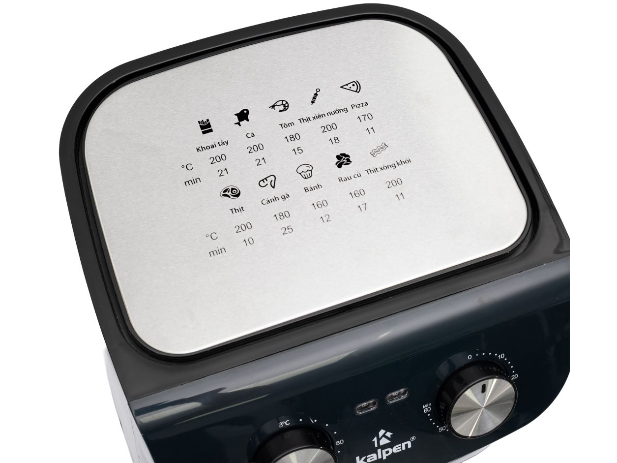 Nồi chiên không dầu cao cấp Kalpen F1 10,5 lít 1.800W