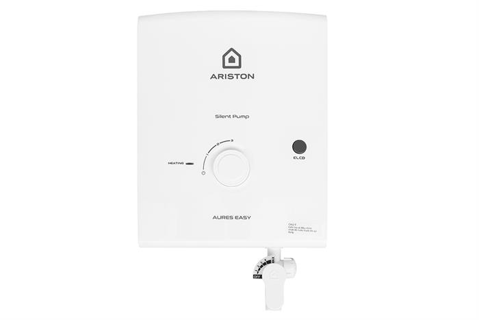 Bình nóng lạnh trực tiếp Ariston 4500W Aures Easy 4,5P (có bơm)