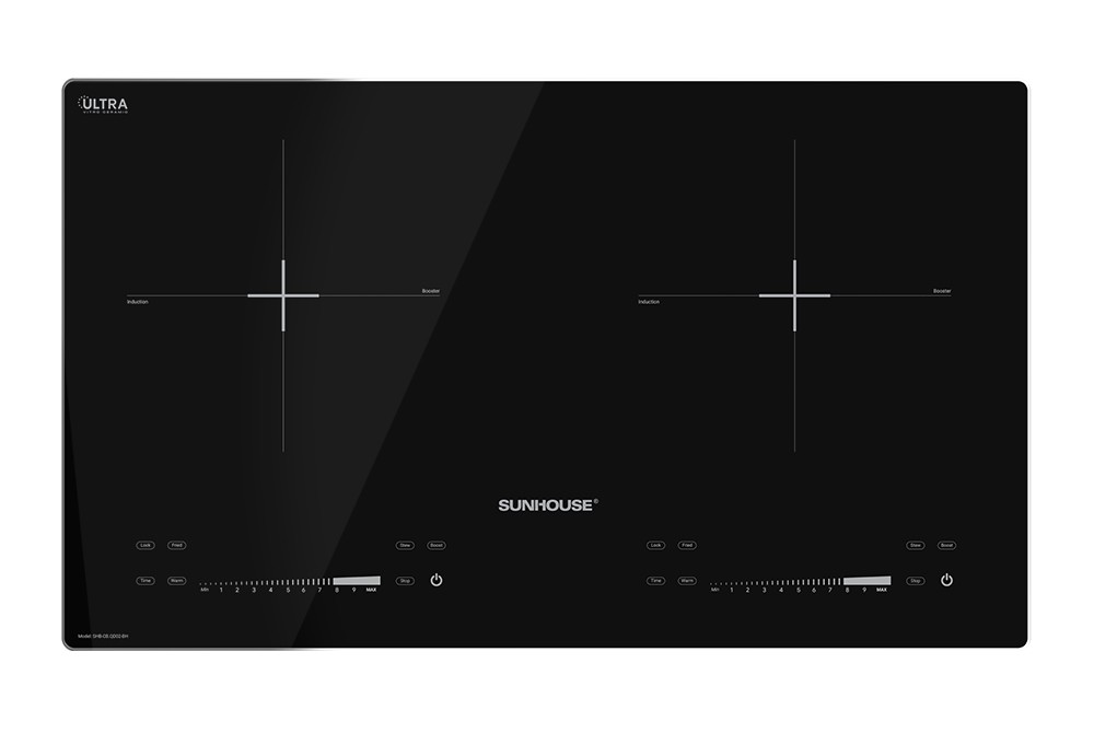 Bếp từ 2 vùng nấu Sunhouse CBQD02