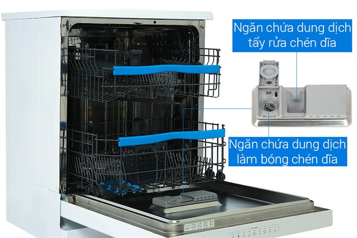 Máy rửa chén độc lập Candy CDPN 4D620PW/E