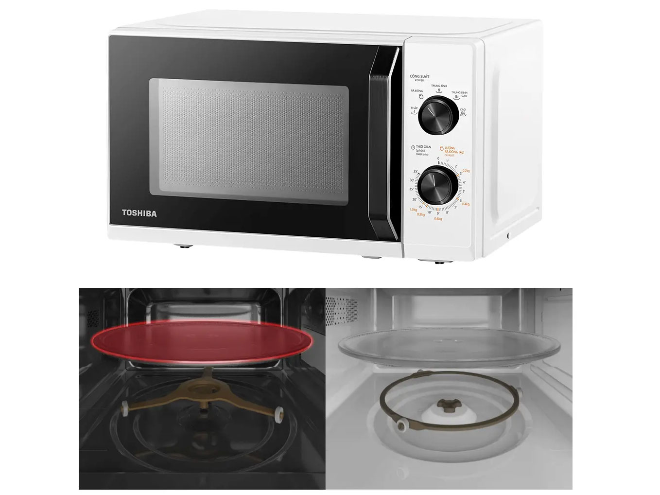 Lò vi sóng Toshiba MW3-MM25PE(WH) 25 lít