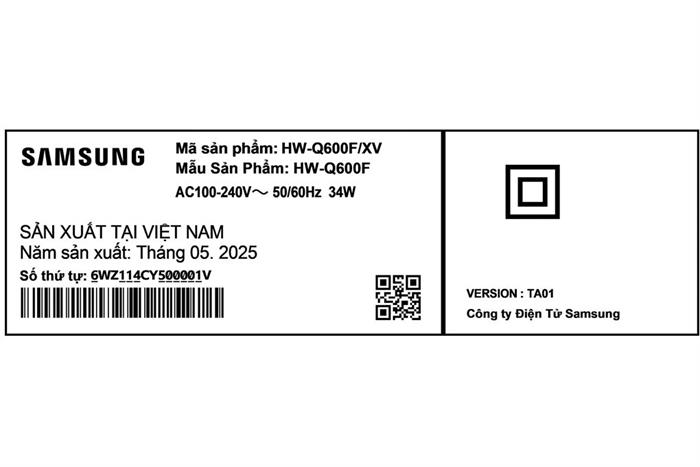 Bộ loa thanh Samsung HW-Q600F 380W