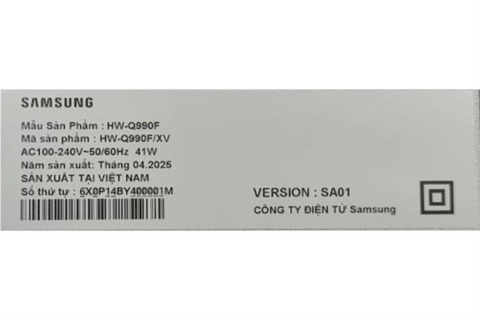 Bộ loa thanh Samsung HW-Q990F