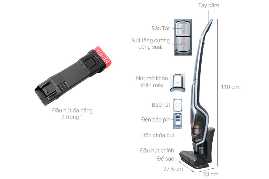 Máy hút bụi không dây Electrolux ZB3411