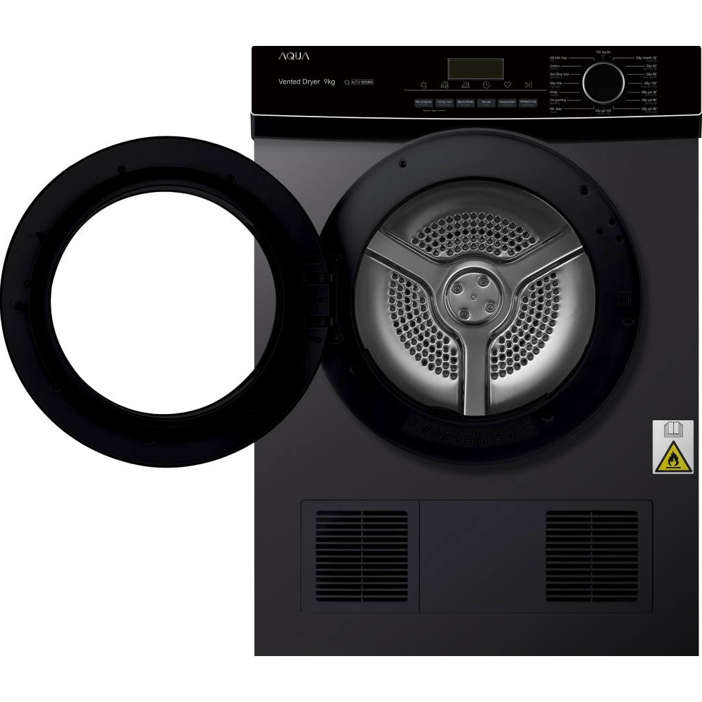 Máy sấy thông hơi Aqua 9 kg AQH-V901K PS
