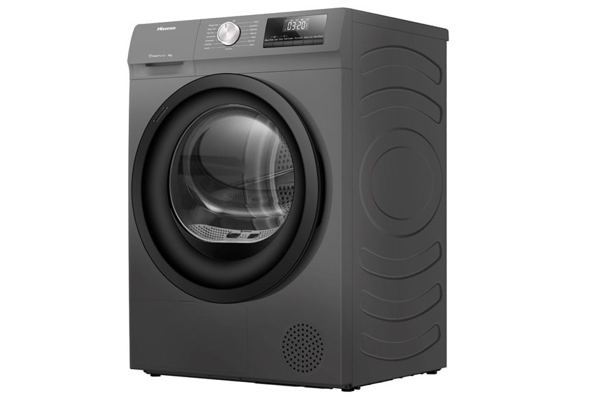 Máy sấy quần áo bơm nhiệt Hisense 8kg DH80N1T