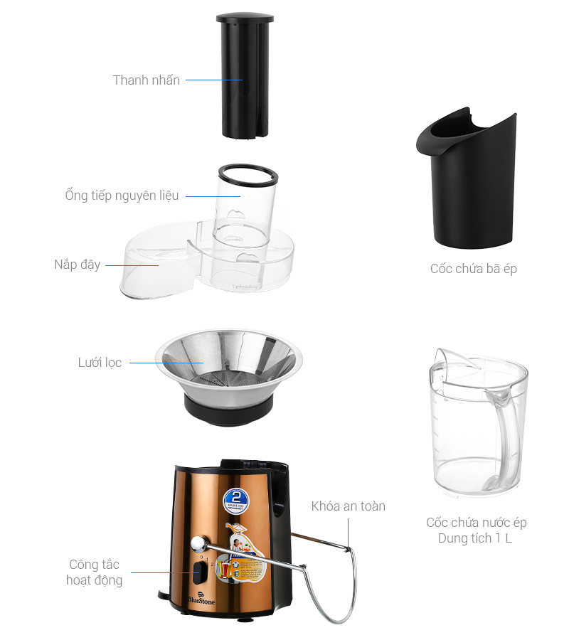 Máy ép trái cây BlueStone JEB-6545