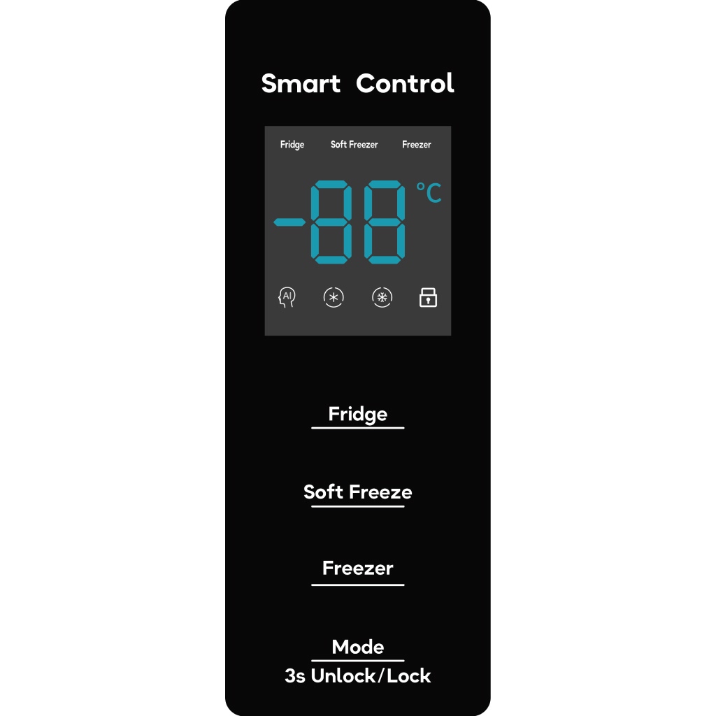 Tủ lạnh Casper Inverter 460 lít RS-D462SBS
