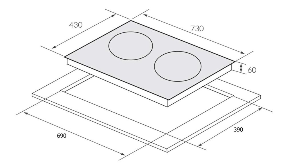 Bếp từ 2 vùng nấu Canzy CZ-S88MAX 4800W Inverter kính Ceramic