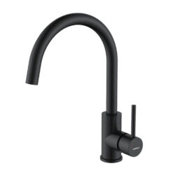 Vòi rửa nóng lạnh Hafele đồng mạ đá Granite HT21-CH1F220C 577.56.300