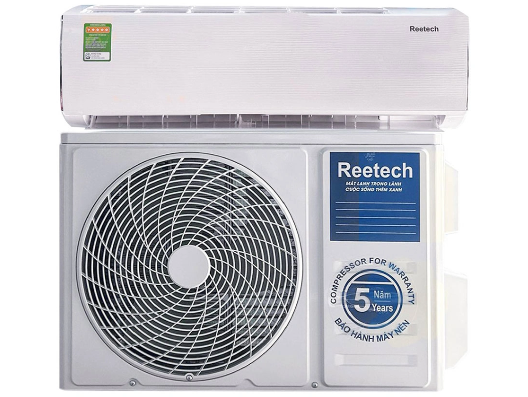 Điều hòa Reetech 12.000 BTU - 1.5HP 1 chiều RT12-TB-BT/RC12-TB-BT