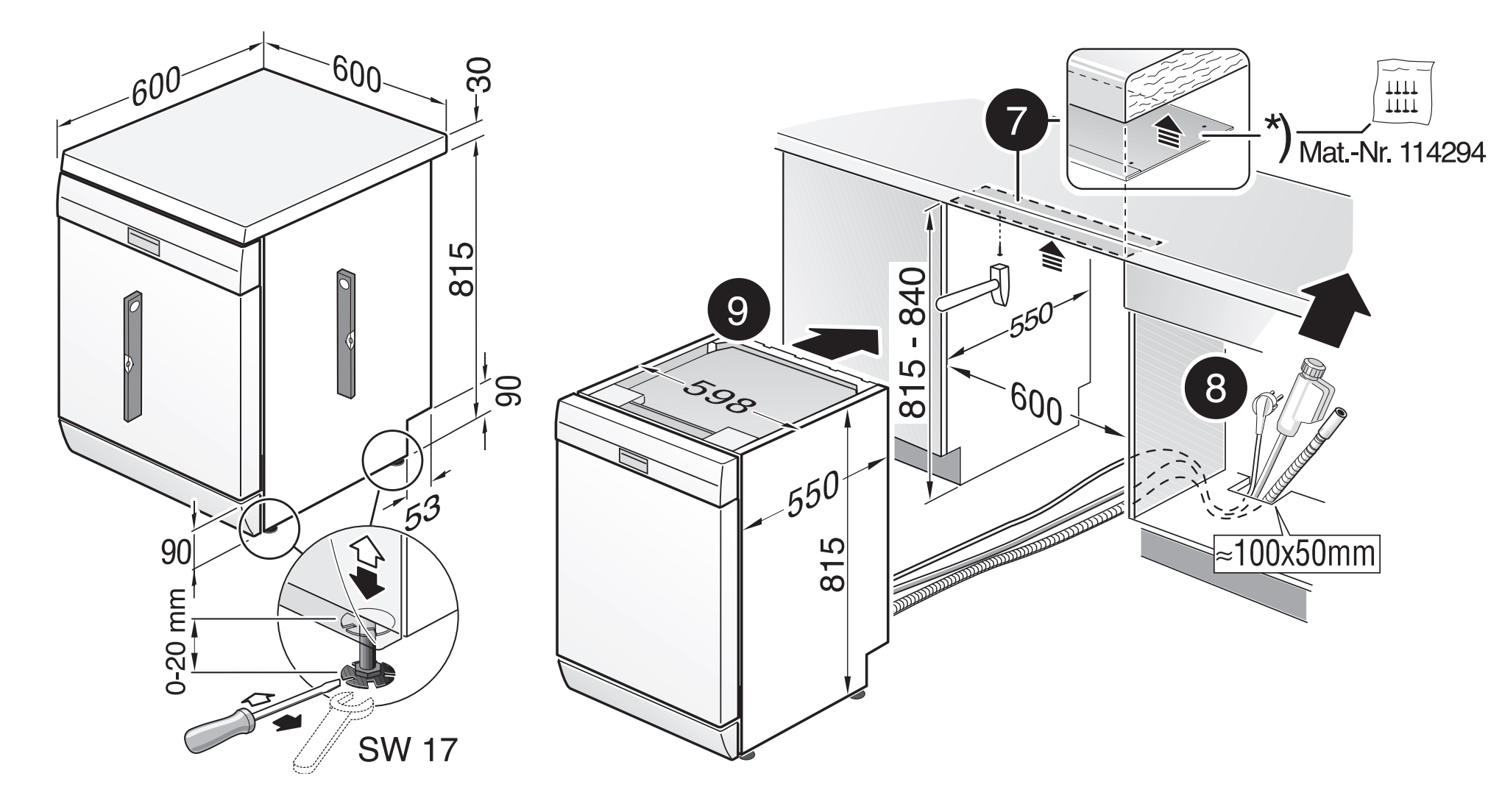 Máy rửa bát Bosch 13 bộ châu âu SMS4HTI16E Series 4