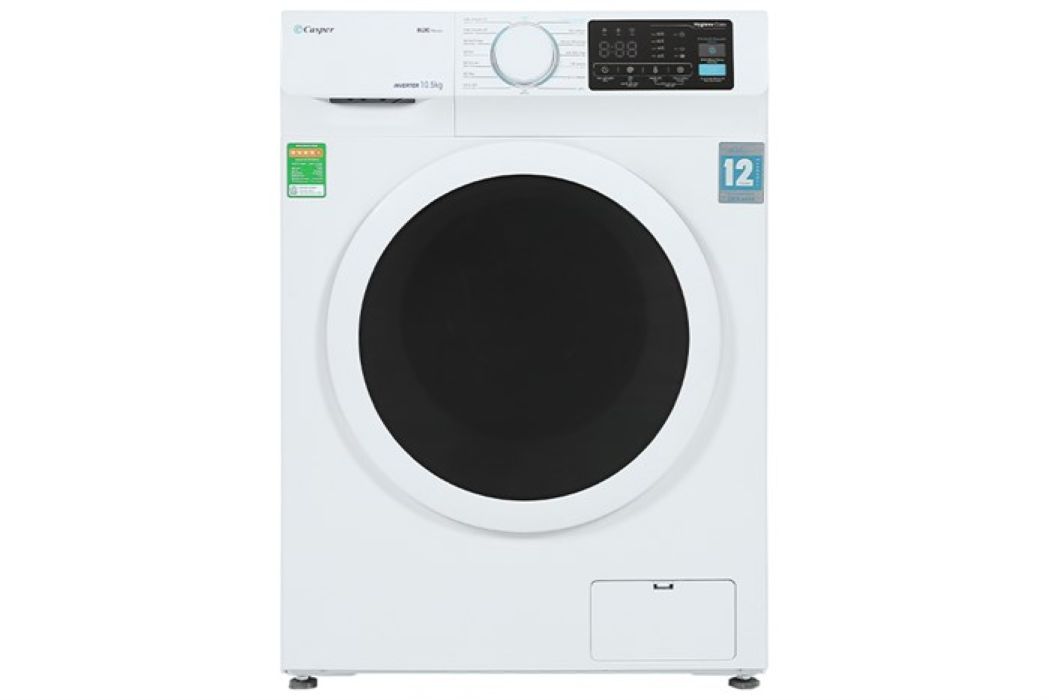 Máy giặt cửa trước Casper lồng ngang Inverter WF-105I140BWC 10.5 KG