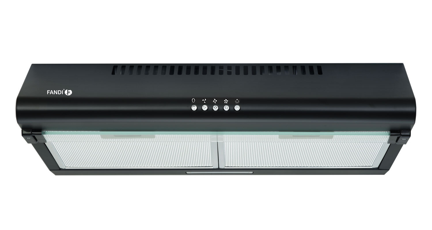Máy hút mùi cổ điển màu đen phím bấm 70cm Fandi FD-705P