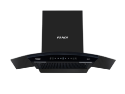 Máy hút mùi áp tường kính cong 70cm Fandi BM70