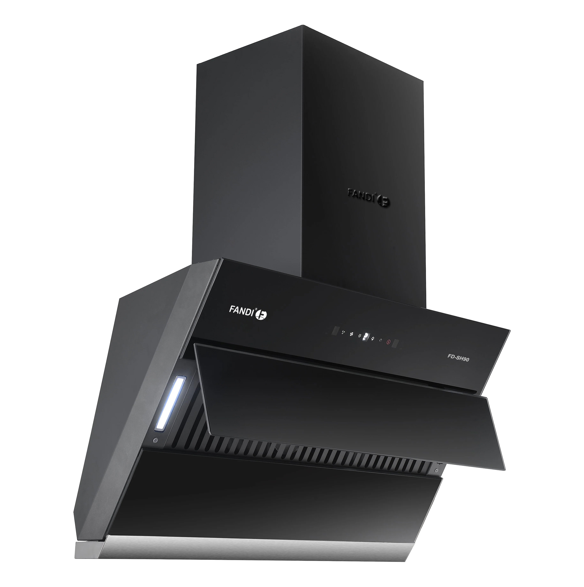 Máy hút mùi kính vát Fandi FD-SH90 90cm 1350m3/h 46DB